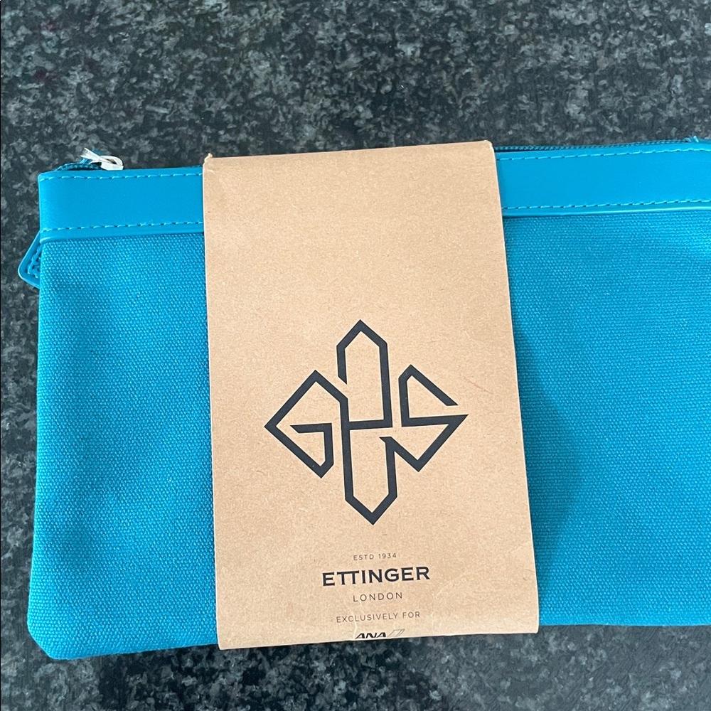 Ettinger Blue Pouch/Cosmetic Bag